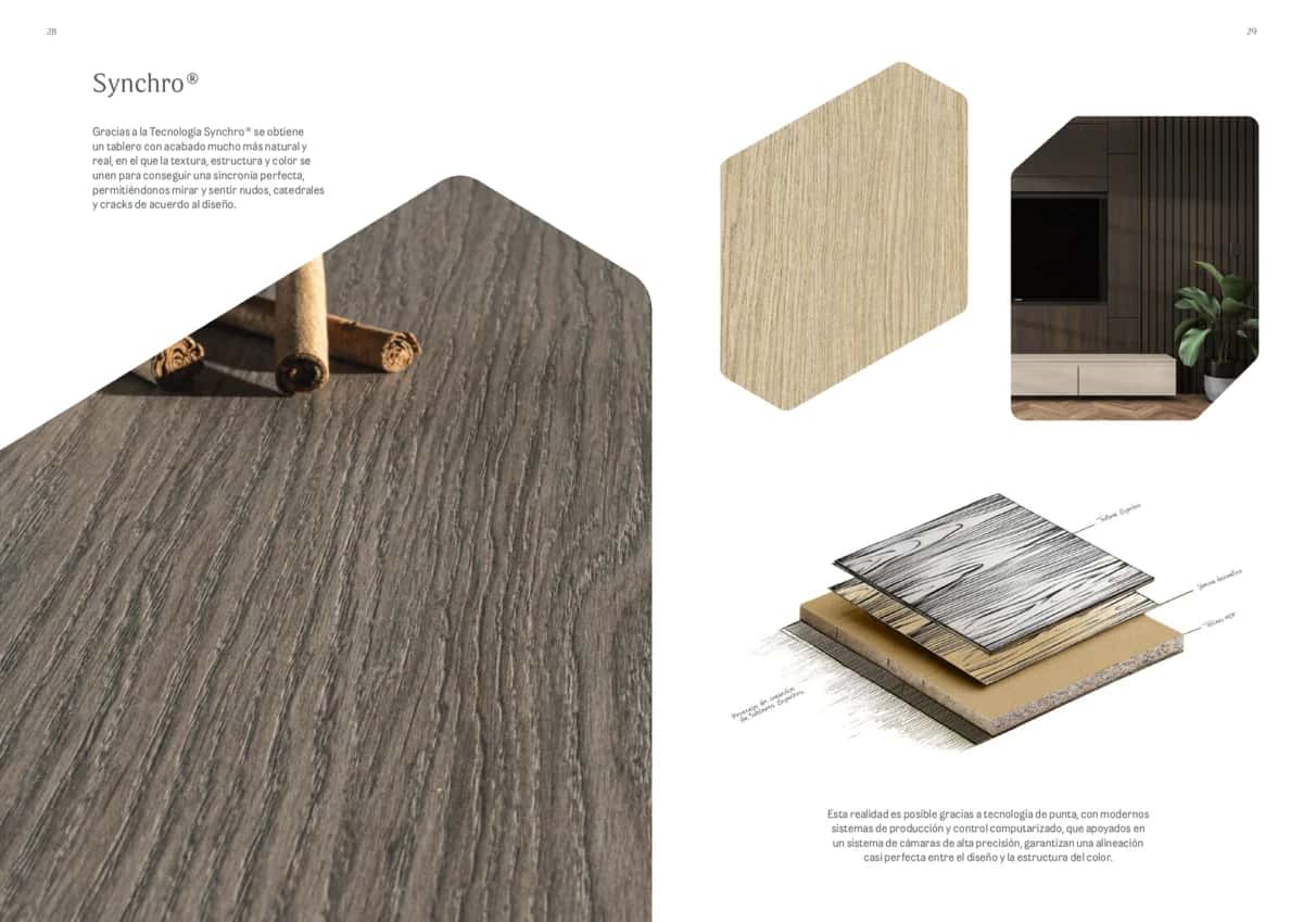 Colores exclusivos tecnología Synchro®